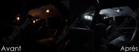 LED ohjaamo Renault Scenic 1 vaihe 2