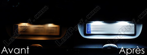 LED rekisterikilpi Renault Scenic 1