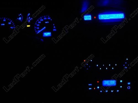 LED kojelauta sininen Renault Scenic 1 vaihe 2