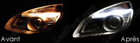 LED parkkivalot xenon valkoinen Renault Scenic 2