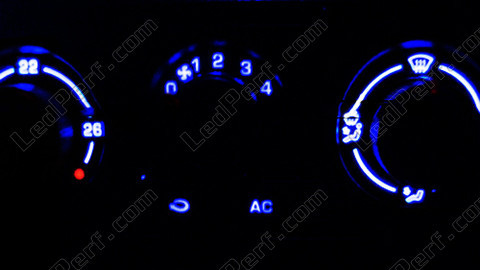 LED Clim semi-auto sininen Seat ibiza 2002 6L