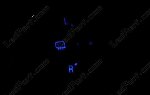 LED Taustapeilien säätö sininen Skoda Fabia