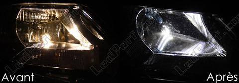 LED parkkivalot xenon valkoinen Skoda Fabia 3