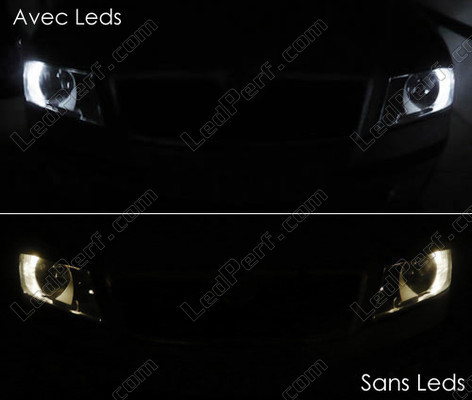 LED parkkivalot xenon valkoinen Skoda Octavia 2