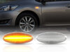 Dynaamiset LED-sivuvilkut Toyota Auris MK1 varten