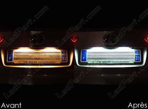 LED rekisterikilpi Toyota Auris MK2 Tuning