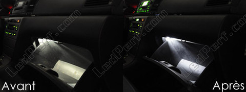 LED hansikaslokero Toyota Corolla E120