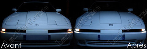 LED parkkivalot xenon valkoinen Toyota Supra MK3