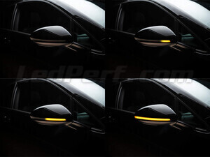 Osram LEDriving® dynaamisten vilkkujen valon eri vaiheet Volkswagen Arteon sivupeileille