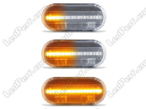 LED-sivuvilkut Volkswagen Bora - Kirkas versio, valaistus