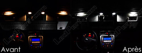 LED ohjaamo kattovalaisin Volkswagen Eos