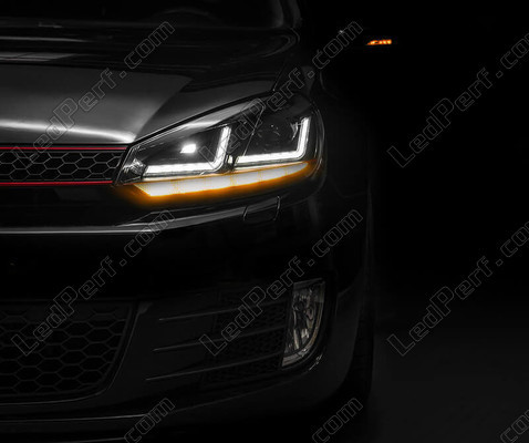 Suuntavilkut dynaamiset LED Ajovalot Osram LEDriving® Xenarc Volkswagen Golf 6 -mallille - LED ja Xenon