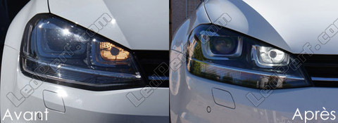 LED päiväajovalot - päiväajovalot Volkswagen Golf 7 Bi-Xenon PXA