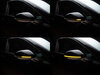 Osram LEDriving® dynaamisten vilkkujen valon eri vaiheet Volkswagen Golf 8 sivupeileille