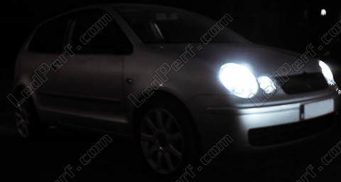 LED parkkivalot xenon valkoinen Volkswagen Polo 4 (9N1)