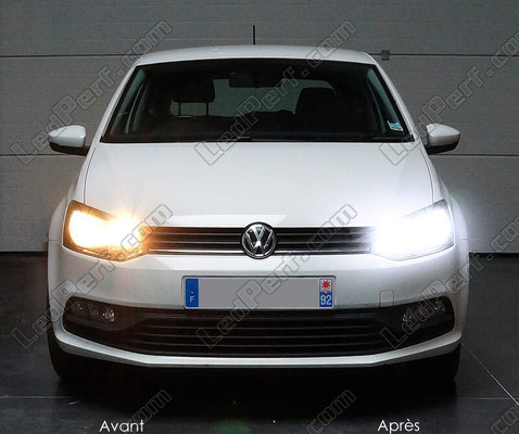 LED-lähivalot Volkswagen Polo 6R 6C1