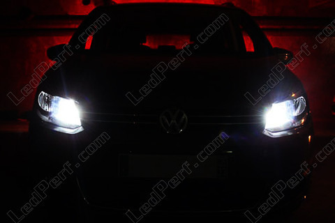 LED parkkivalot xenon valkoinen Volkswagen Sharan 7N 2010 Ja