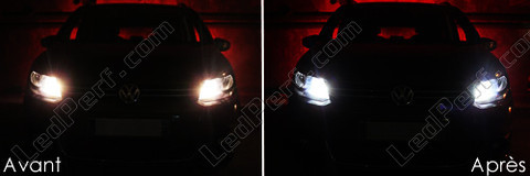 LED parkkivalot xenon valkoinen Volkswagen Sharan 7N 2010 Ja