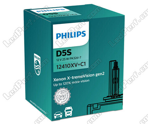 Xenon Polttimo D5S Philips X-tremeVision Gen2 +120 % - 12410XV2C1