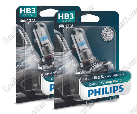 2 polttimon paketti HB3 Philips X-tremeVision PRO150 60W - 9005XVPB1