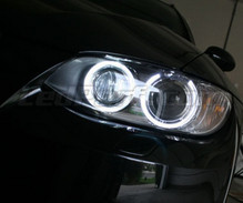 Angel Eyes -paketti H8 LED (valkoinen puhtaan 6000K) autolle BMW 3-sarjan (E92 - E93) - Standardi