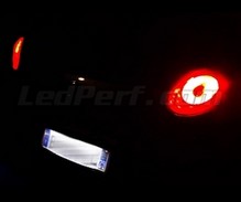 LED-rekisterikilven valaistuspaketti (puhtaan valkoinen) Fiat Bravo 2 -mallille