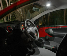 Ylellinen full LED-sisustuspaketti (puhtaan valkoinen) Peugeot 107 -mallille