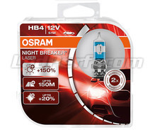 2 polttimon paketti HB4 Osram Night Breaker Laser +150% - 9006NL-HCB
