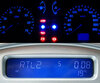 Sarja LED-mittari + näyttö Sininen Renault Clio 2 -mallille vaihe 1