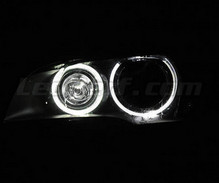 Angel Eyes -led-paketti H8 (valkoinen puhtaan 6000K) BMW X3 (F25) -mallille - Standardi