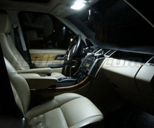 Ylellinen LED-sisustuspaketti (puhtaan valkoinen) mallille Range Rover L322 Sport