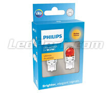 2x LED-polttimot Philips WY21W Ultinon PRO6000 - Oranssi - T20 - 11065AU60X2