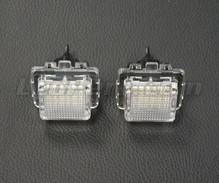 2 LED-moduulin paketti takarekisterikilpeen Mercedes (tyyppi 4).