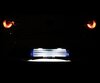 LED-paketti (valkoinen puhtaan 6000K) rekisterilevylle Seat Ibiza 6J -mallille