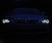Angel Eyes LED-paketti BMW 6-sarjan (E63 E64) -mallille vaihe 1 - Alkuperäisellä Xenon - Standardi