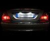 LED-paketti (valkoinen puhtaan 6000K) rekisterilevylle Mercedes CLK (W209) -mallille