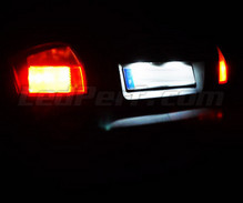 LED-paketti (valkoinen puhtaan 6000K) rekisterilevylle Audi A4 B6 -mallille