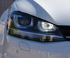 LED-päiväajovalopaketti autolle (xenon valkoinen) Volkswagen Golf 7 -mallille (jossa bi-xenon PXA)