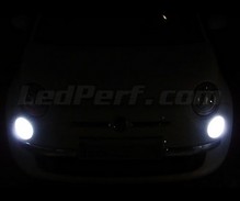 Päiväajovalojen/parkkivalojen paketti (xenon valkoinen) Fiat 500 -mallille