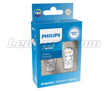 2x LED-polttimot Philips W21W Ultinon PRO6000 - Valkoinen 6000K - T20 - 11065CU60X2