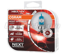 2 polttimon paketti HB3 Osram Night Breaker Laser +150% - 9005NL-HCB