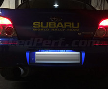 LED-rekisterikilven valaistuspaketti (xenon valkoinen) mallille Subaru Impreza GG/GD