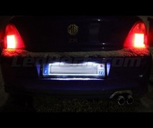 LED-rekisterikilven valaistuspaketti (xenon valkoinen) MG ZR -mallille