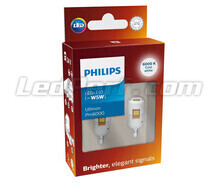 2x W5W LED-polttimot Philips Ultinon PRO6000 - kuorma-auto 24V - 6000K - 24961CU60X2