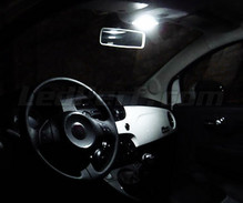 Ylellinen full LED-sisustuspaketti (puhtaan valkoinen) Fiat 500 -mallille
