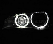 Angel Eyes -led-paketti H8 (valkoinen puhtaan 6000K) BMW X6 (E71 E72) -mallille - Standardi