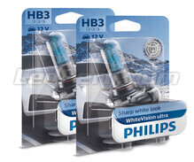 2 polttimon paketti HB3 Philips WhiteVision ULTRA - 9005WVUB1