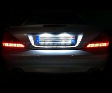 LED-paketti (valkoinen puhtaan 6000K) rekisterilevylle Mercedes SL R230 -mallille