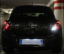 LED-peruutusvalopaketti (valkoinen 6000K) Opel Corsa D -mallille