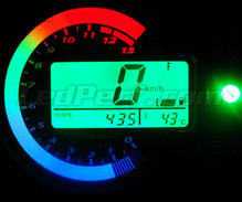 LED-mittarisarja tyyppi 1 tuotteelle Kawasaki zx6r Mod. 2003-2004.